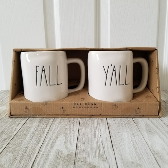 Rae Dunn Other - NWT Rae Dunn Fall Y'all Coffee Mug Set
